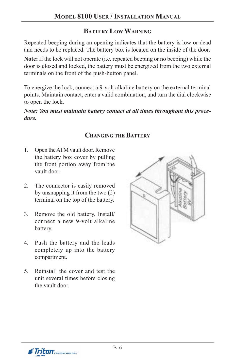 8100 u | Triton 8100 User/Installation Manual User Manual | Page 150 / 150