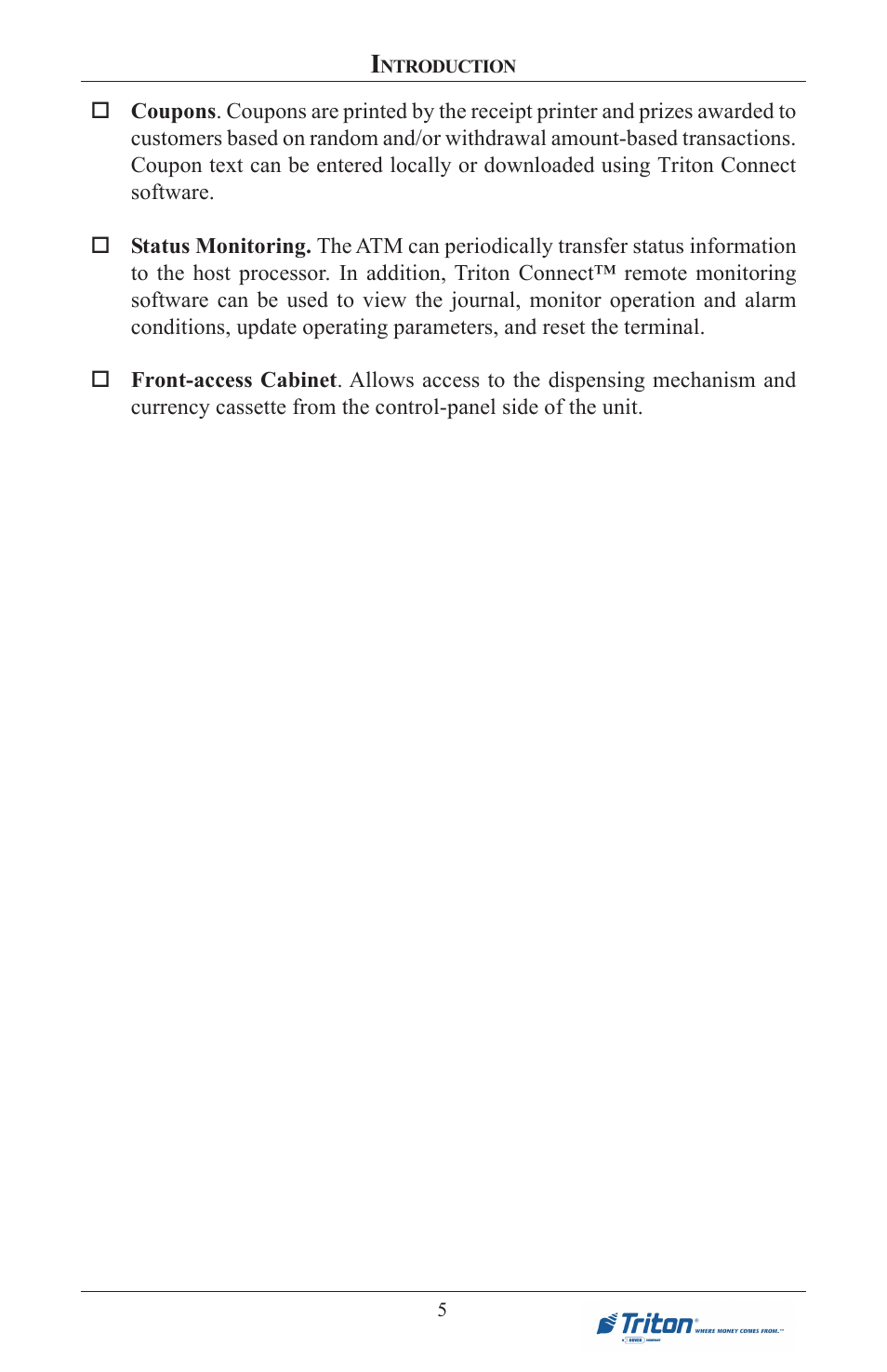 Triton 8100 User/Installation Manual User Manual | Page 23 / 150