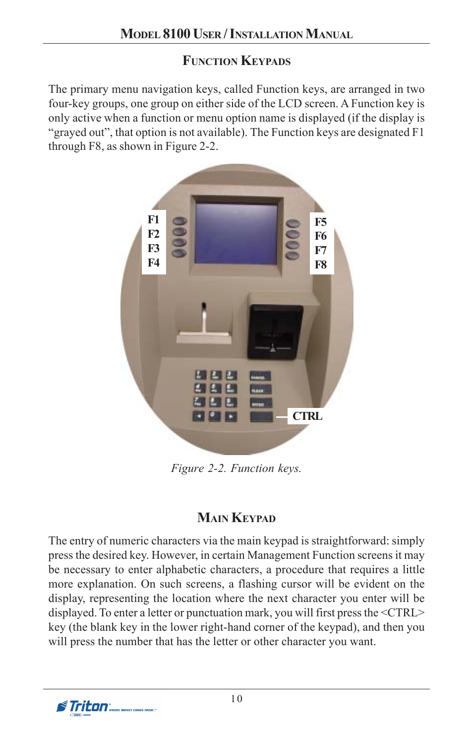 8100 u | Triton 8100 User/Installation Manual User Manual | Page 28 / 150