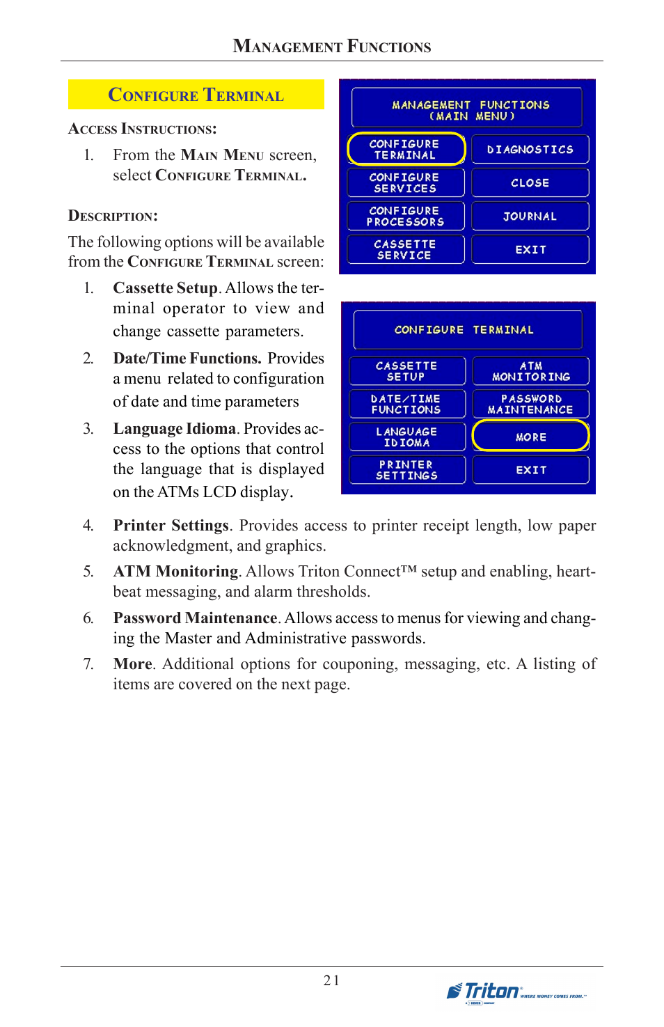 Triton 8100 User/Installation Manual User Manual | Page 39 / 150