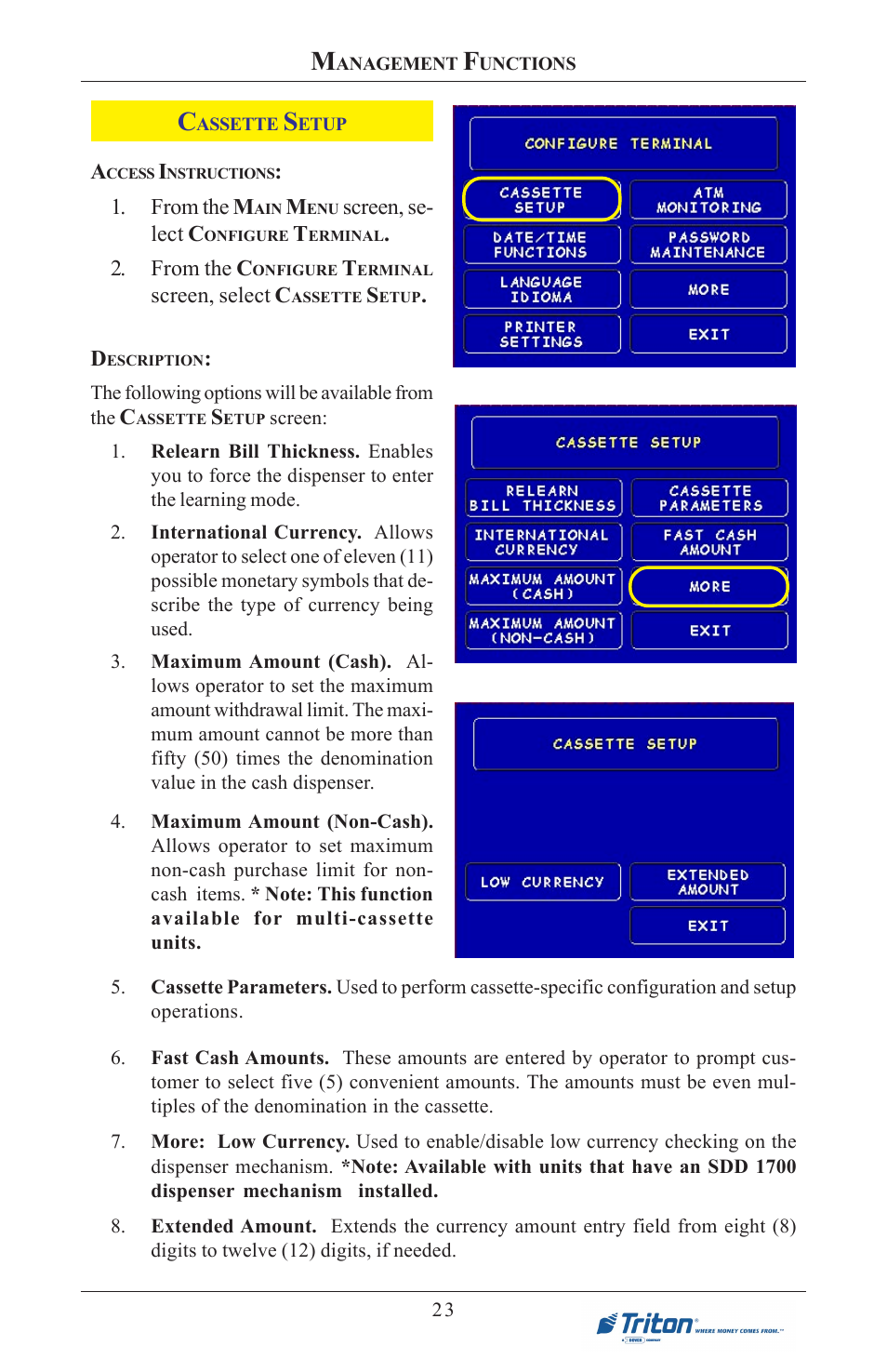 Triton 8100 User/Installation Manual User Manual | Page 41 / 150