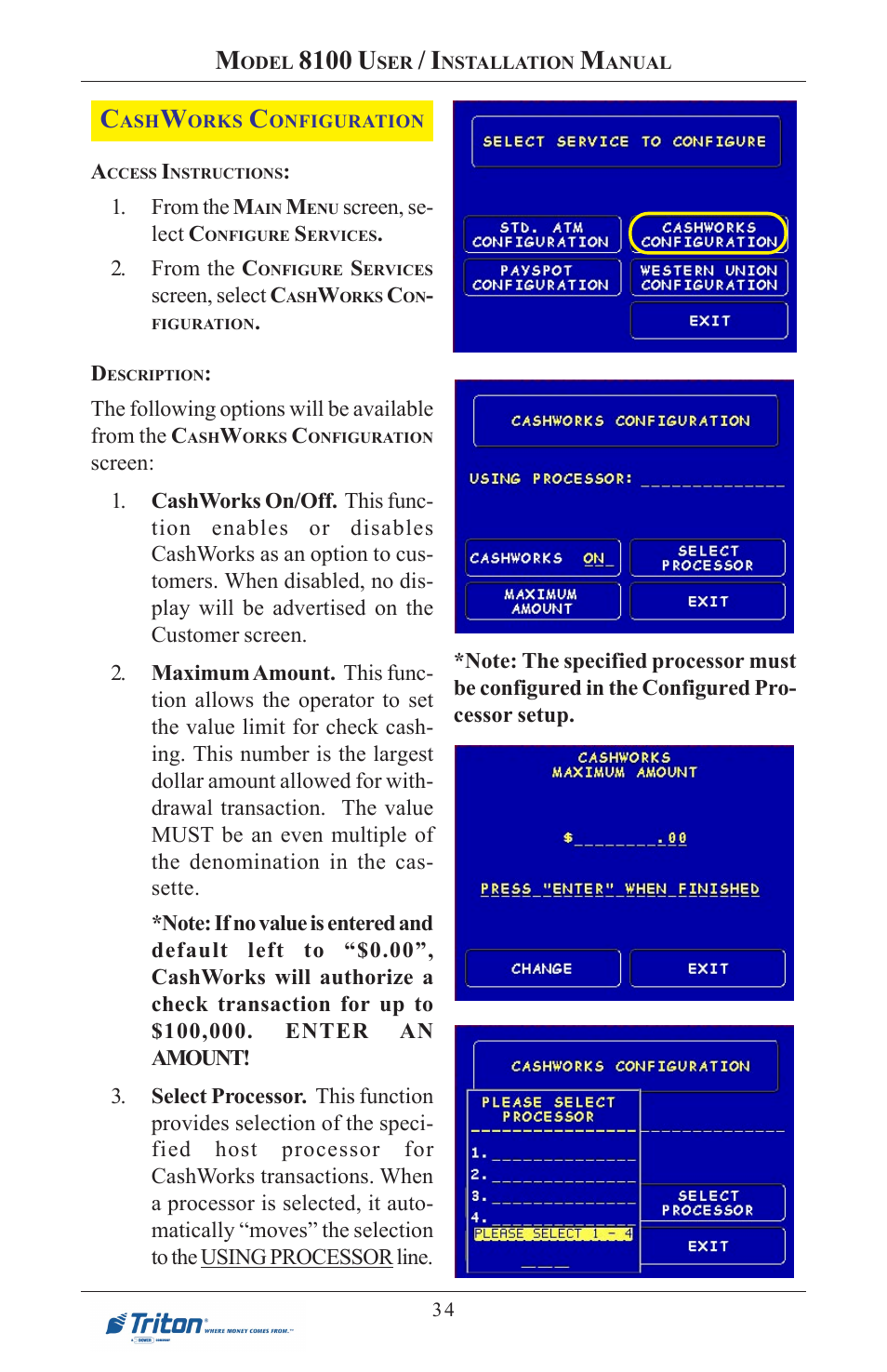 8100 u | Triton 8100 User/Installation Manual User Manual | Page 52 / 150