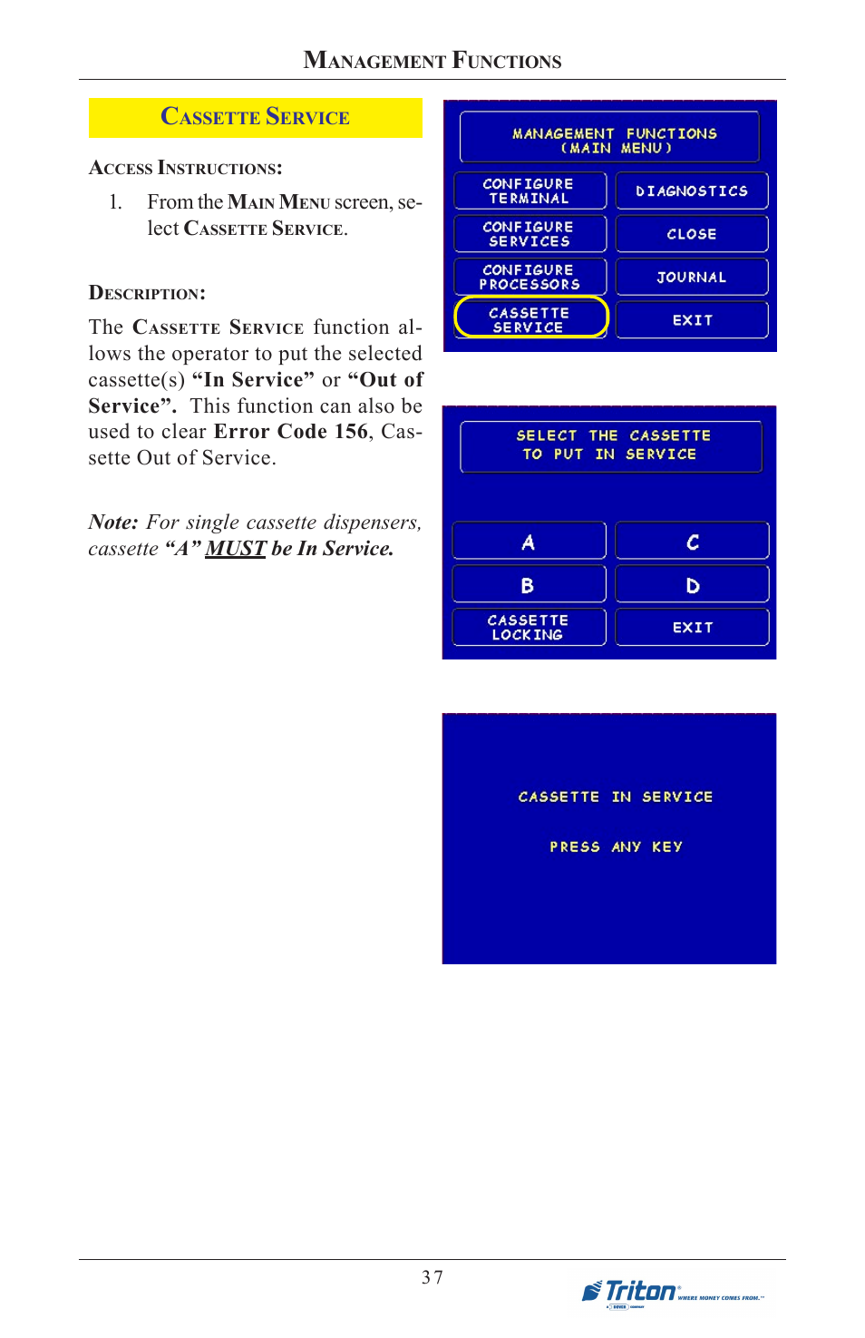 Triton 8100 User/Installation Manual User Manual | Page 55 / 150
