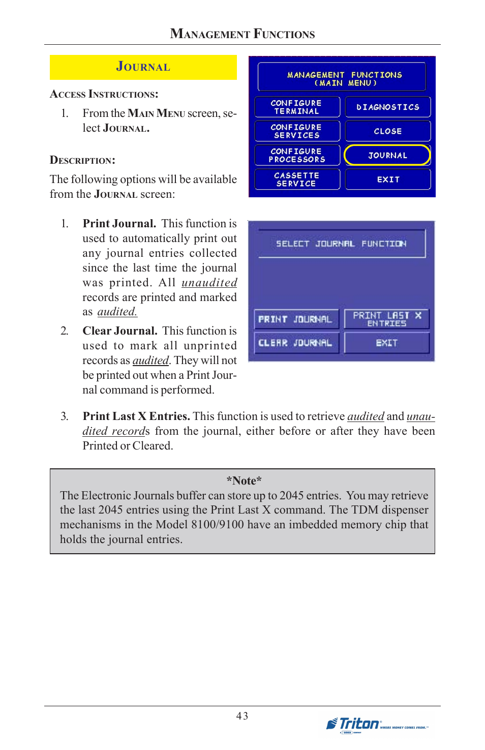 Triton 8100 User/Installation Manual User Manual | Page 61 / 150