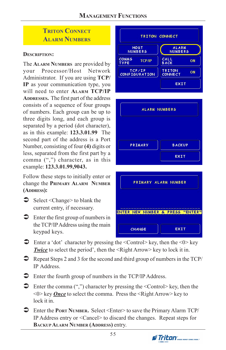 Triton 8100 User/Installation Manual User Manual | Page 73 / 150