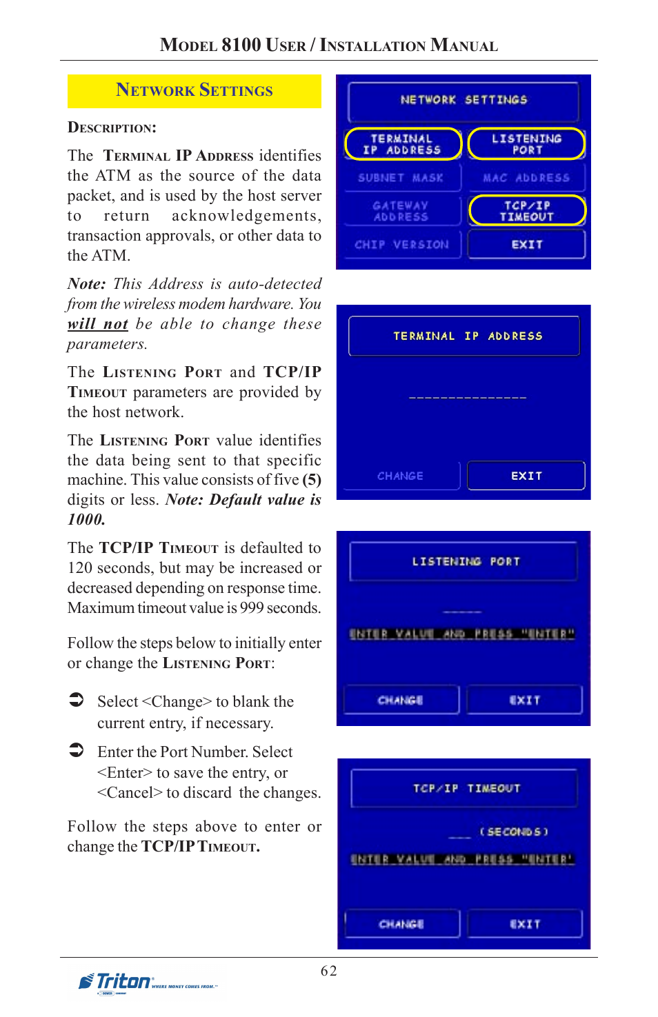 8100 u | Triton 8100 User/Installation Manual User Manual | Page 80 / 150