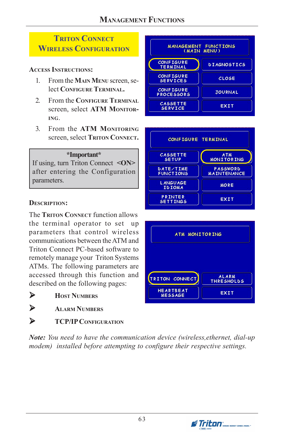 Triton 8100 User/Installation Manual User Manual | Page 81 / 150