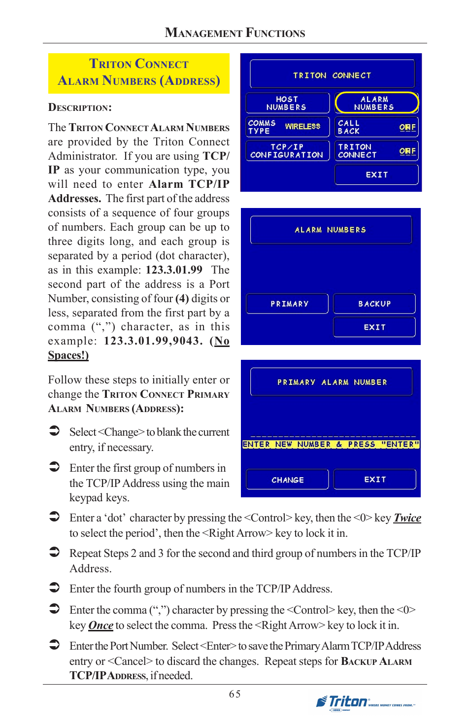 Triton 8100 User/Installation Manual User Manual | Page 83 / 150