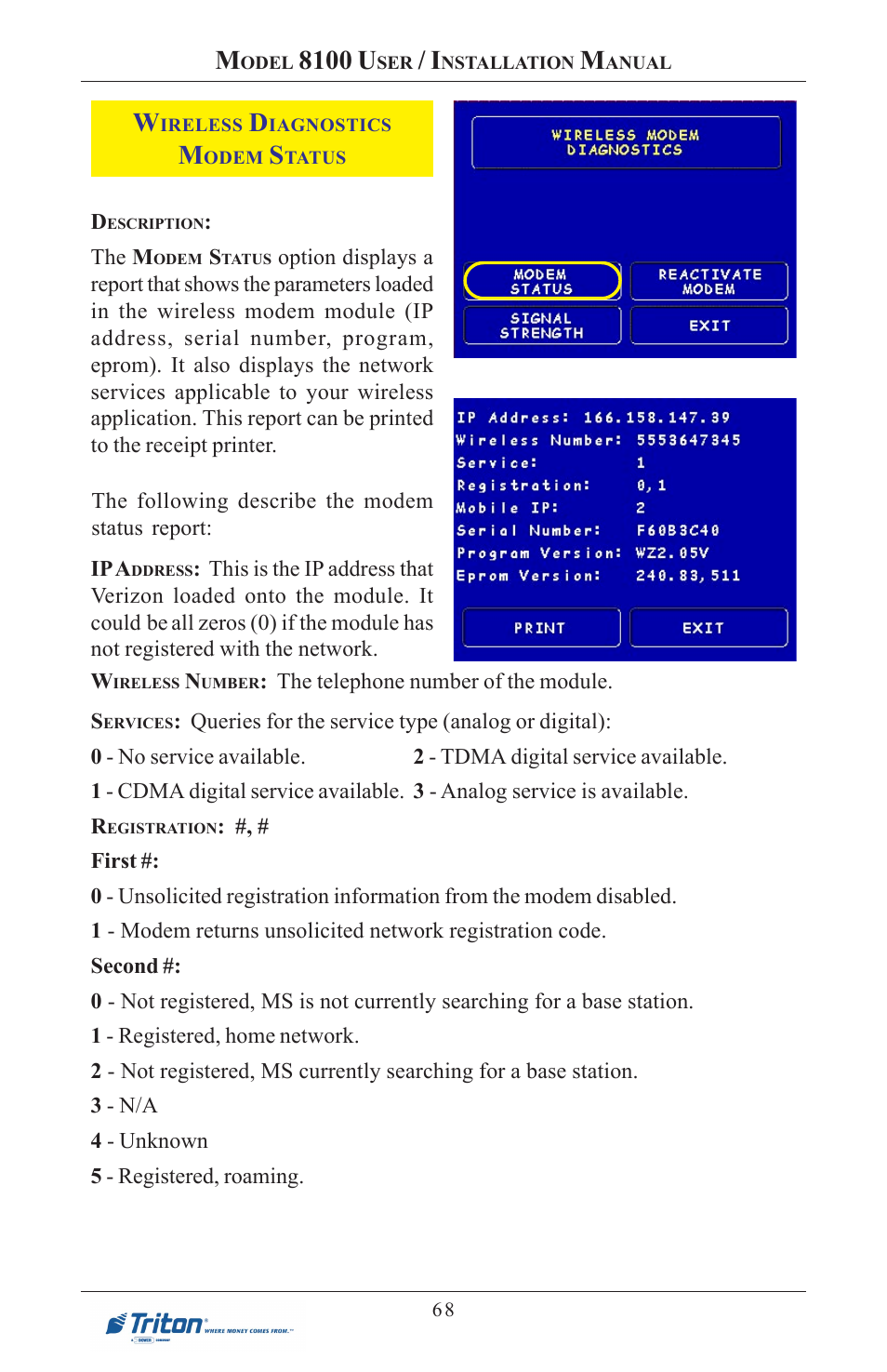 8100 u | Triton 8100 User/Installation Manual User Manual | Page 86 / 150