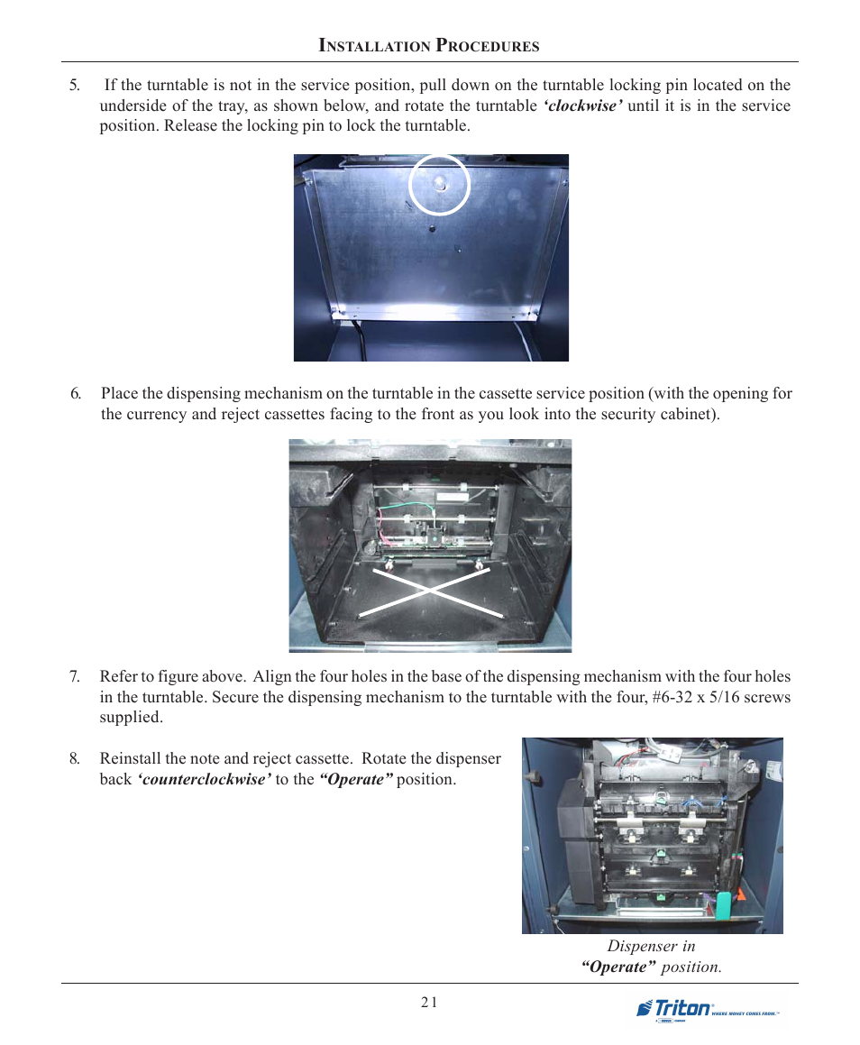 Triton 9100 Installation Manual User Manual | Page 21 / 50