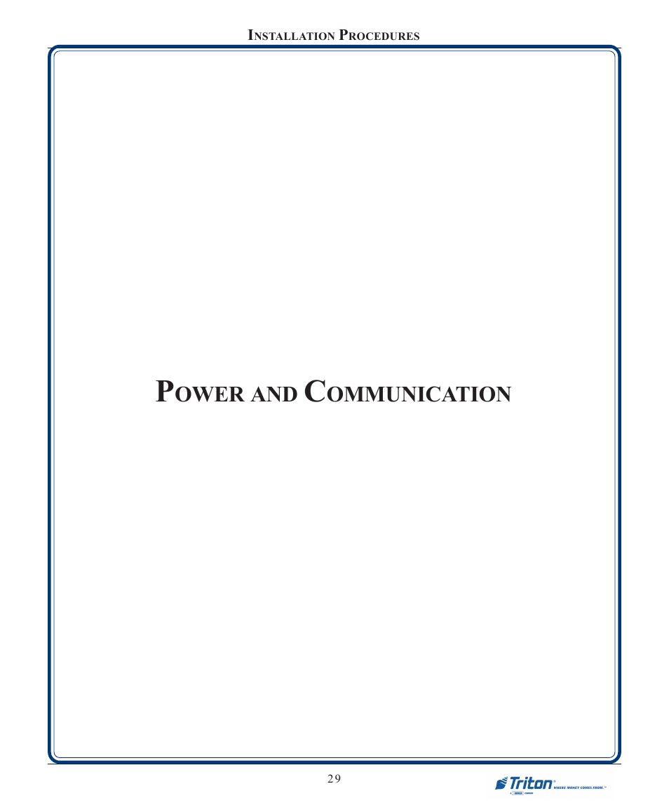 Triton 9100 Installation Manual User Manual | Page 29 / 50