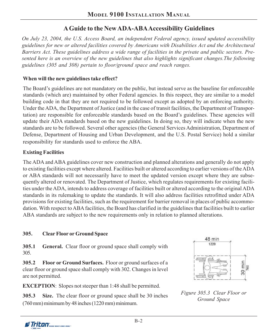 9100 i | Triton 9100 Installation Manual User Manual | Page 40 / 50