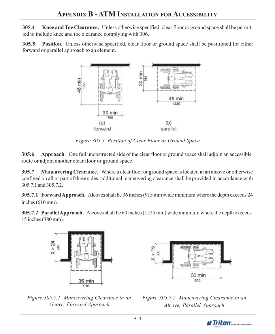 B - atm i | Triton 9100 Installation Manual User Manual | Page 41 / 50