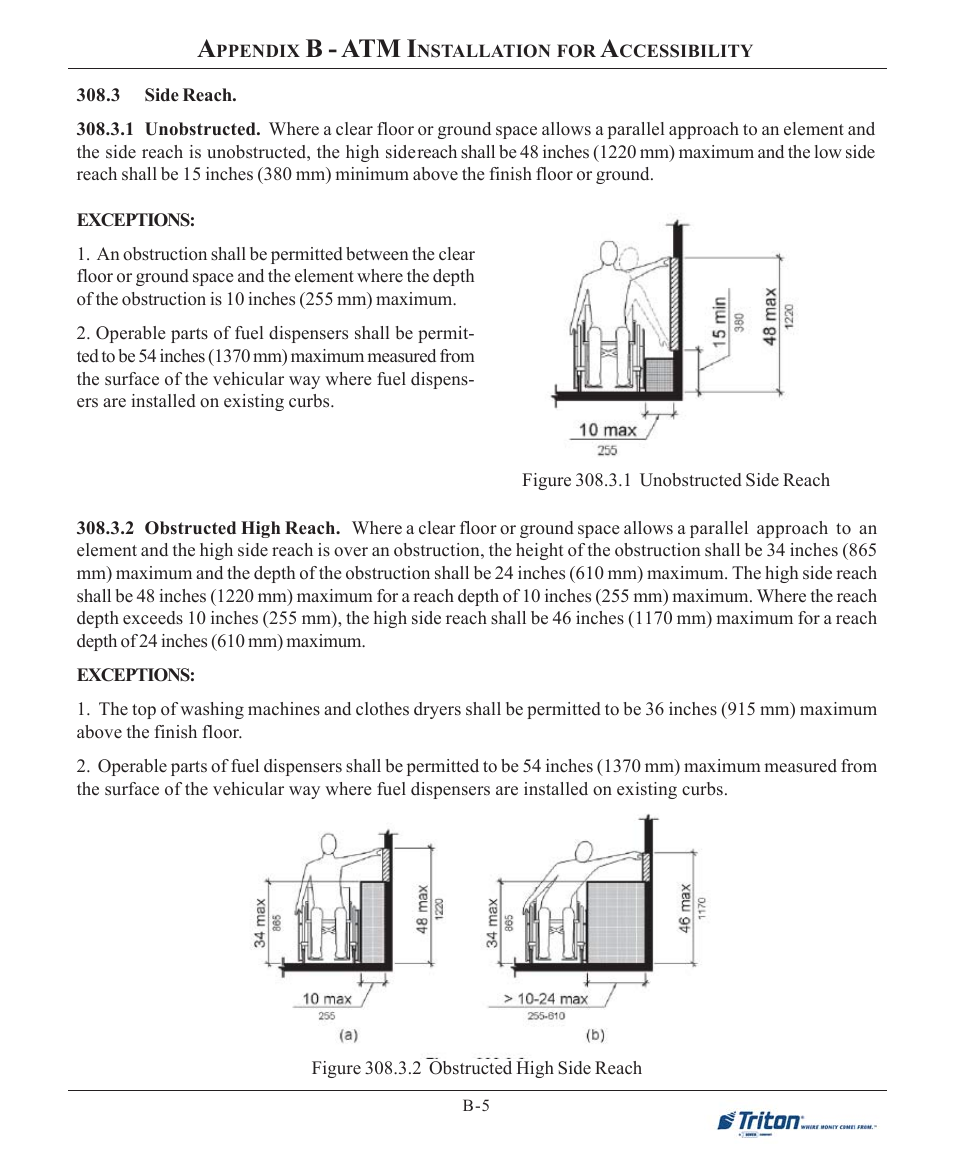 B - atm i | Triton 9100 Installation Manual User Manual | Page 43 / 50