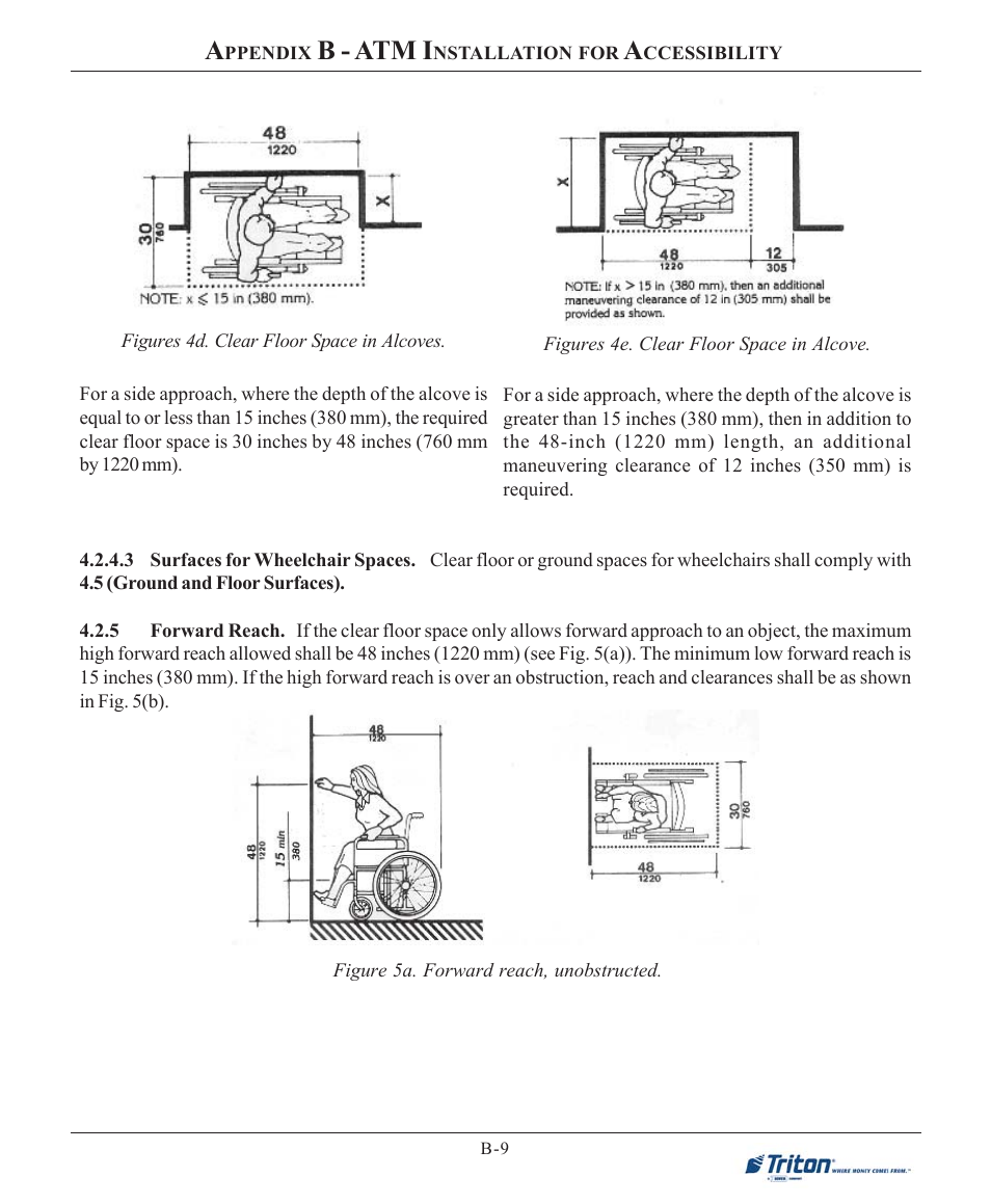 B - atm i | Triton 9100 Installation Manual User Manual | Page 47 / 50