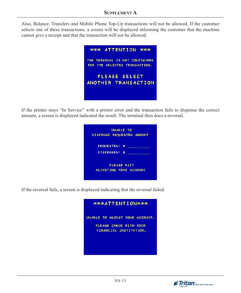 Triton 9100 User Manual User Manual | Page 123 / 172