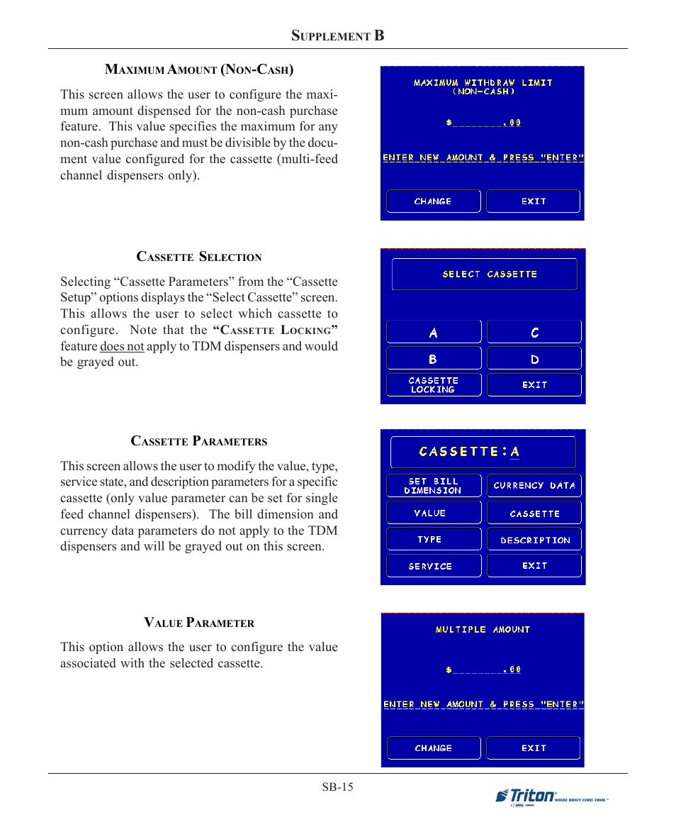 Triton 9100 User Manual User Manual | Page 139 / 172