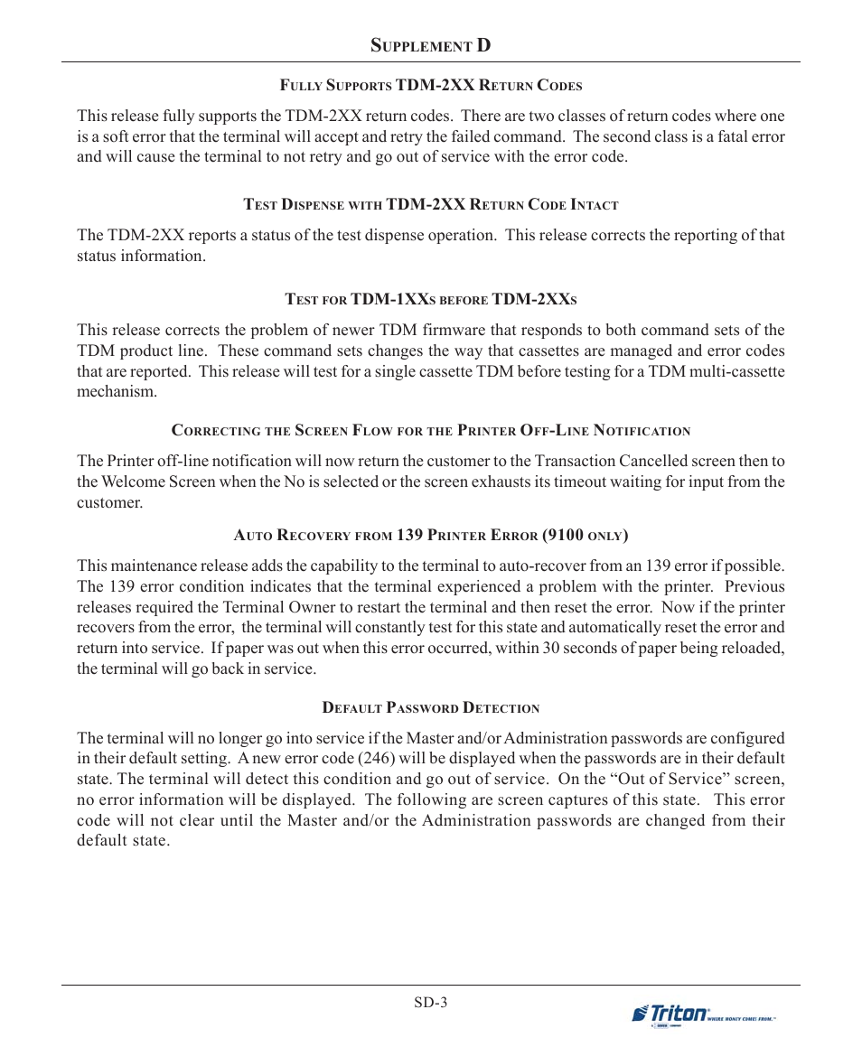 Triton 9100 User Manual User Manual | Page 157 / 172