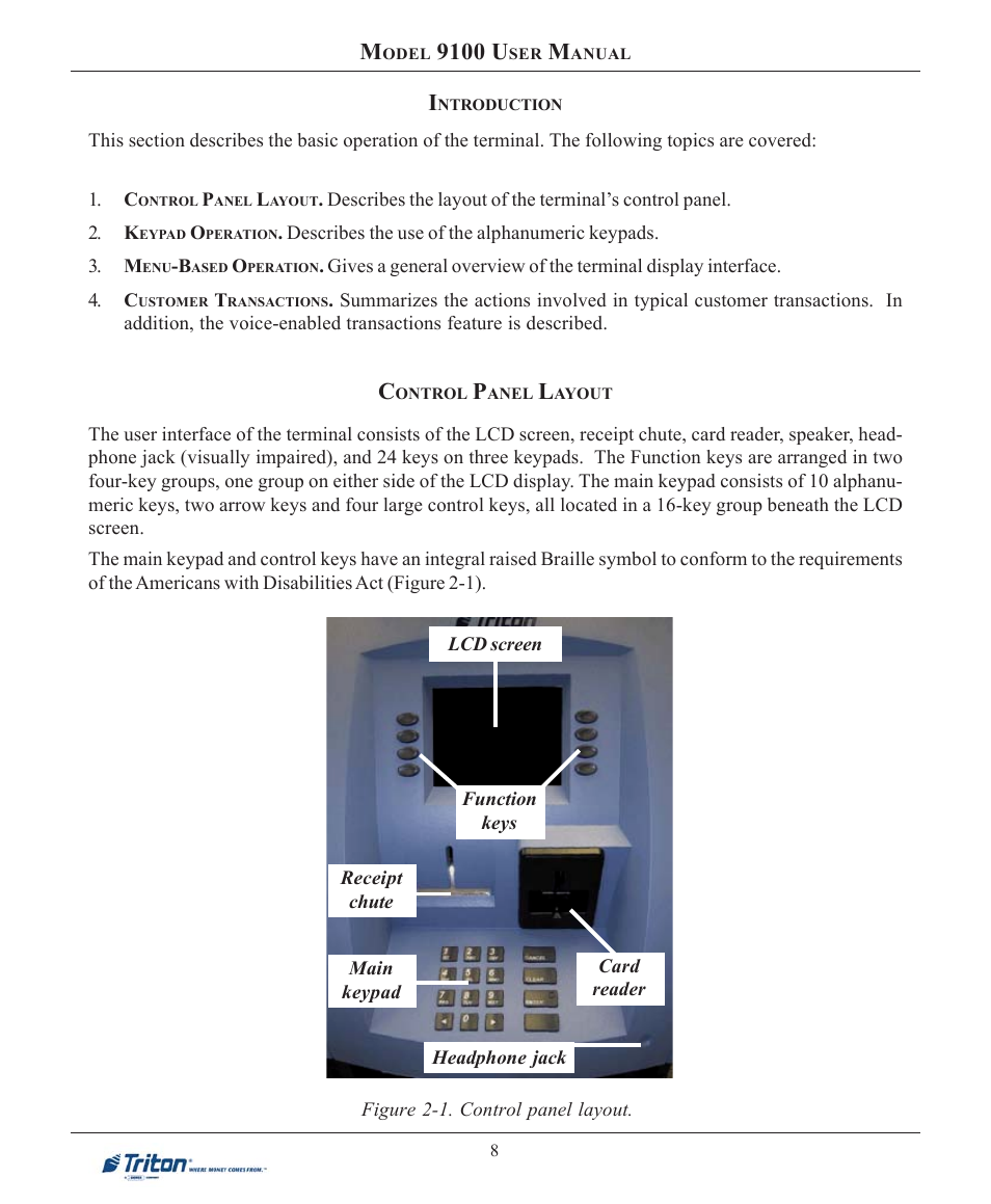 9100 u | Triton 9100 User Manual User Manual | Page 16 / 172