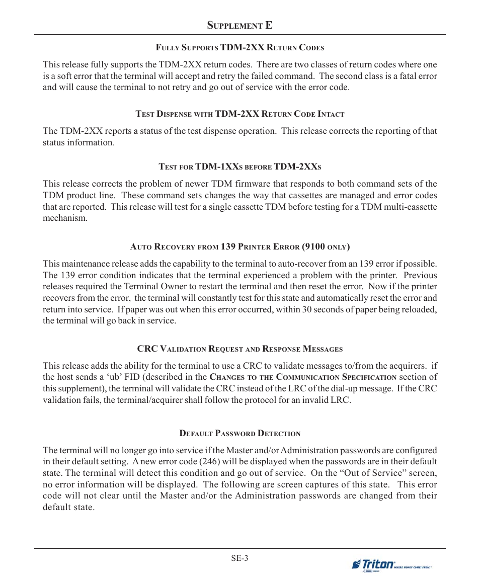 Triton 9100 User Manual User Manual | Page 163 / 172