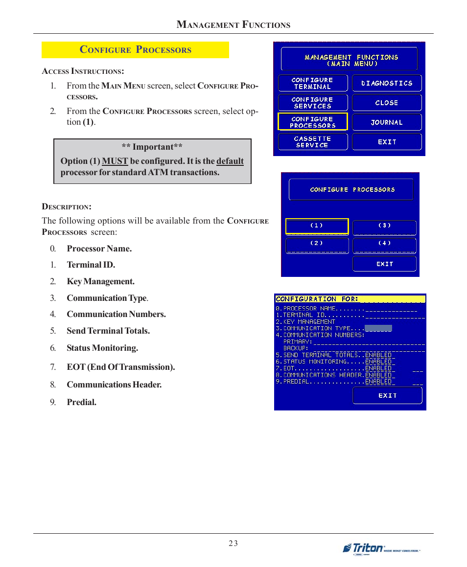 Triton 9100 User Manual User Manual | Page 31 / 172