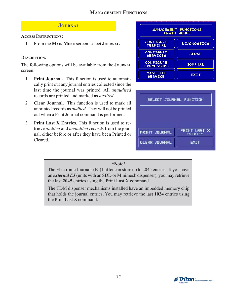 Triton 9100 User Manual User Manual | Page 45 / 172