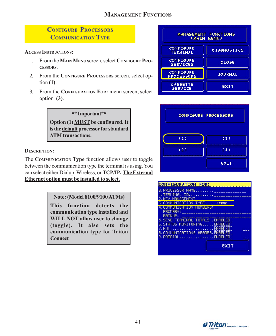 Triton 9100 User Manual User Manual | Page 49 / 172