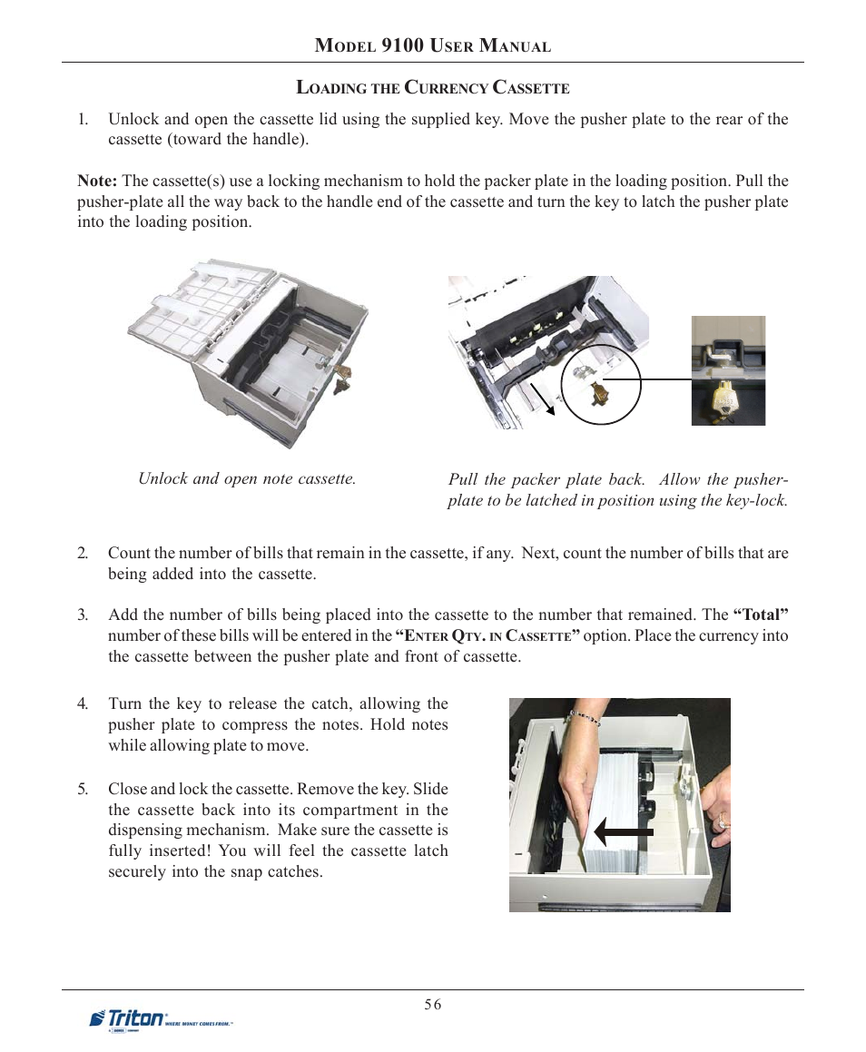 9100 u | Triton 9100 User Manual User Manual | Page 64 / 172