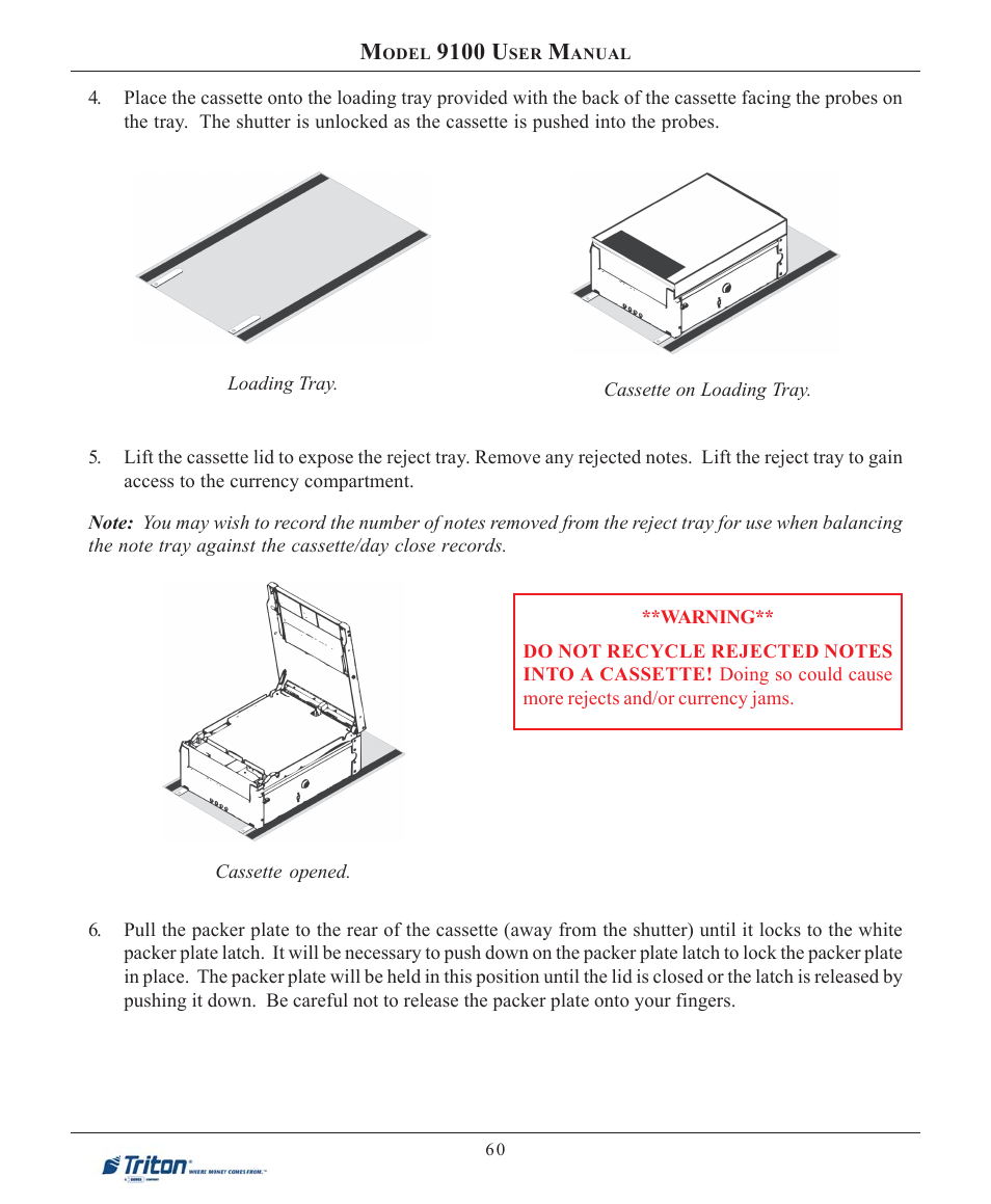 9100 u | Triton 9100 User Manual User Manual | Page 68 / 172