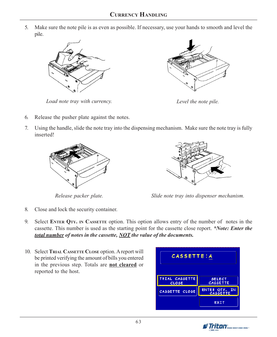 Triton 9100 User Manual User Manual | Page 71 / 172