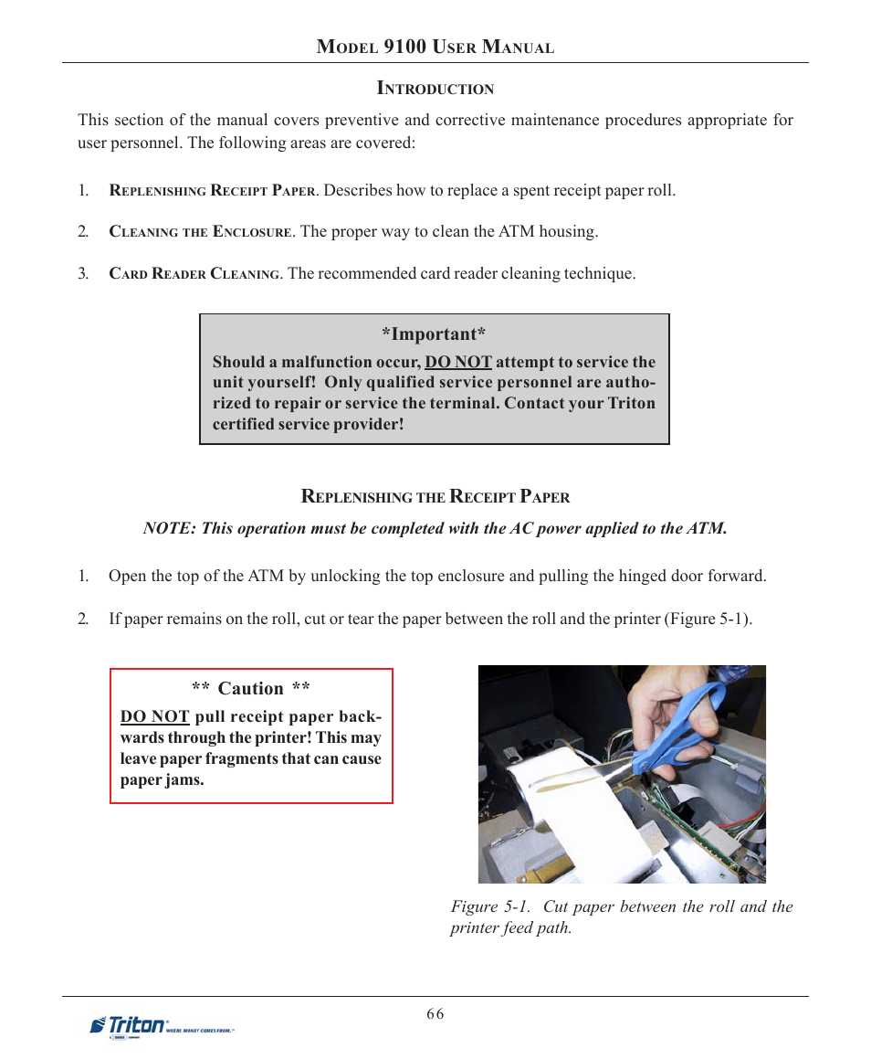 9100 u | Triton 9100 User Manual User Manual | Page 74 / 172