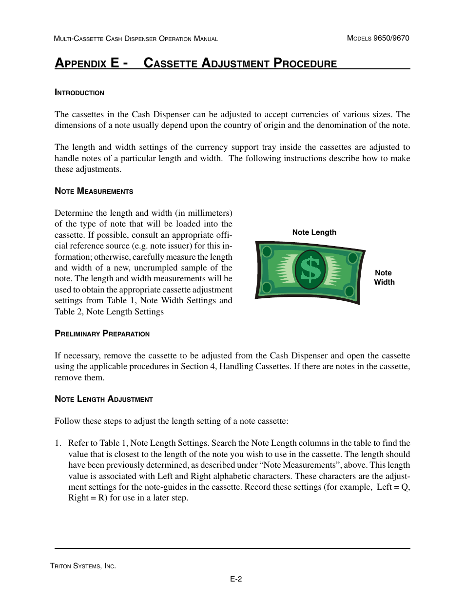 E - c | Triton 9670 Operation Manual User Manual | Page 251 / 264