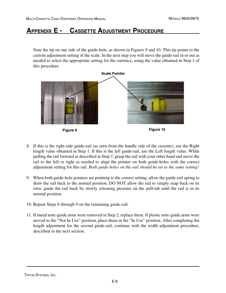 E - c | Triton 9670 Operation Manual User Manual | Page 255 / 264