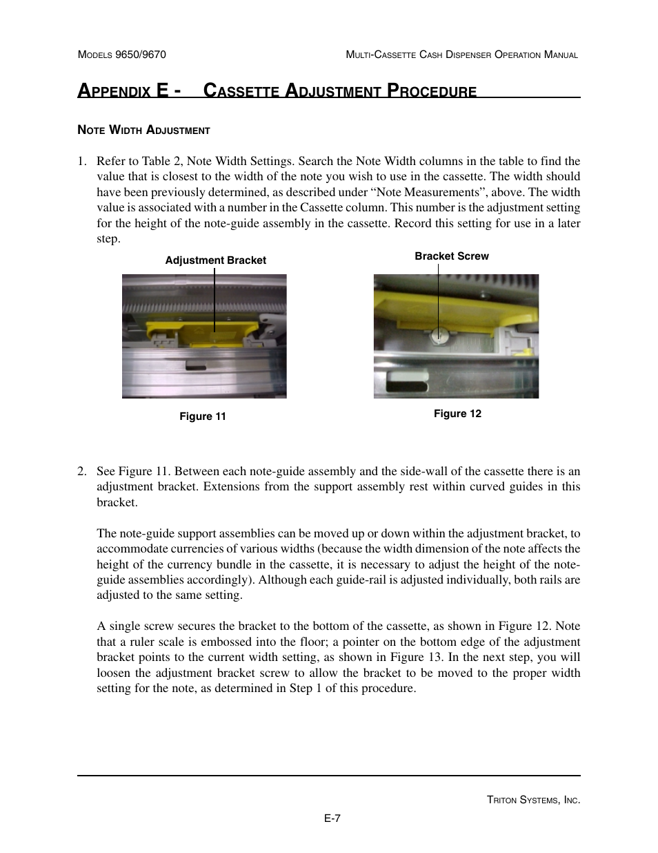 E - c | Triton 9670 Operation Manual User Manual | Page 256 / 264