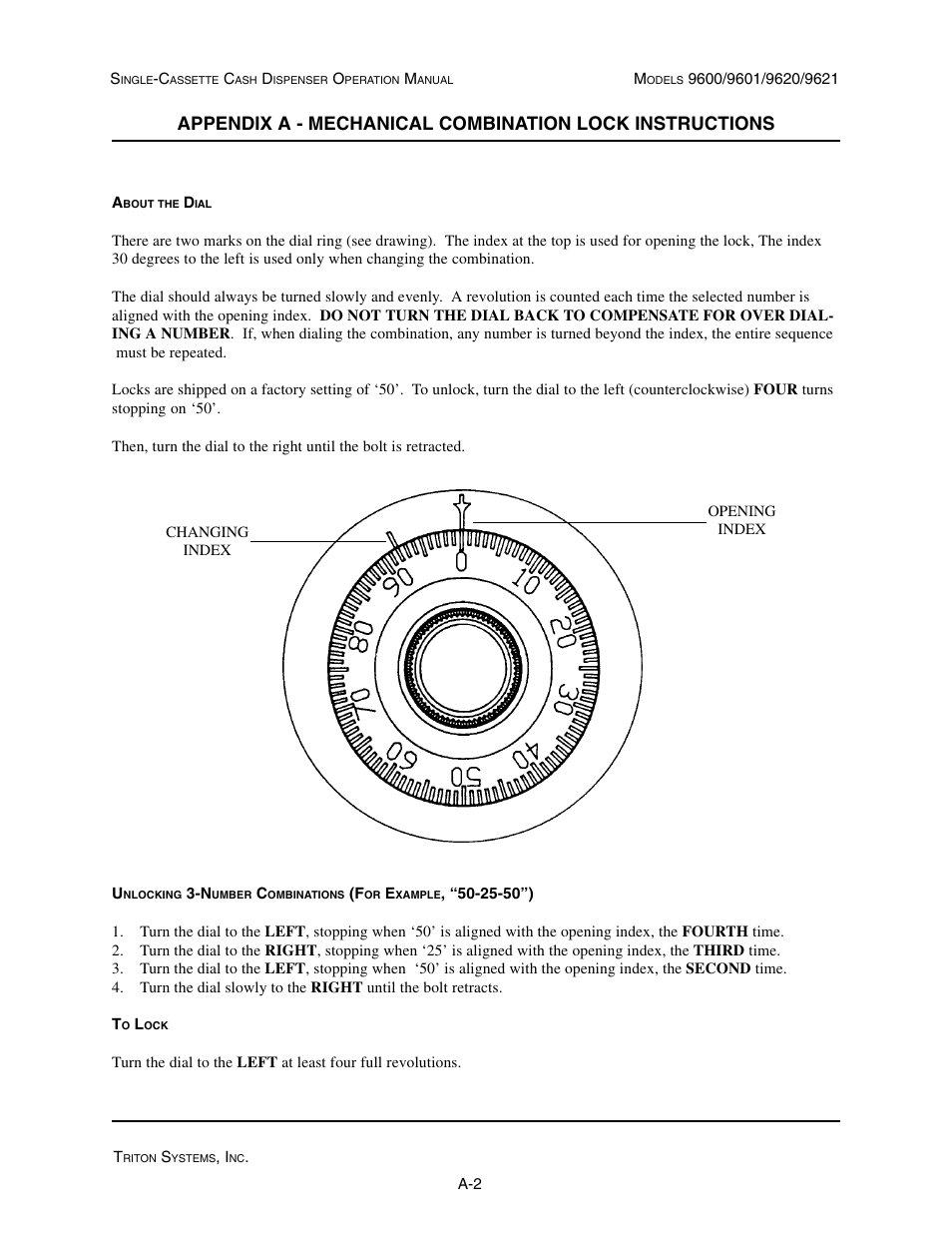 Triton 9621 Operation Manual User Manual | Page 196 / 209