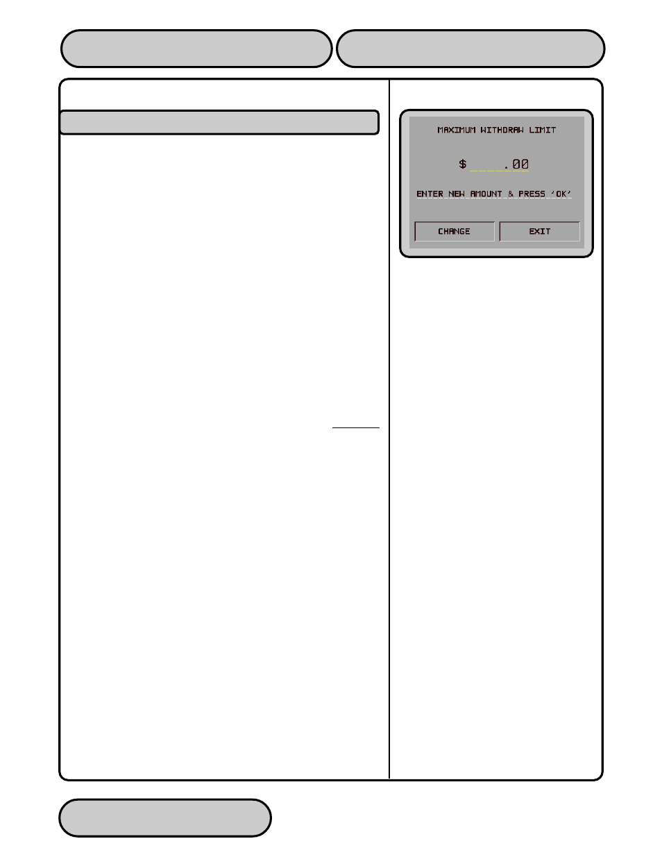 Maximum amount | Triton 9610 Operation Manual User Manual | Page 112 / 210