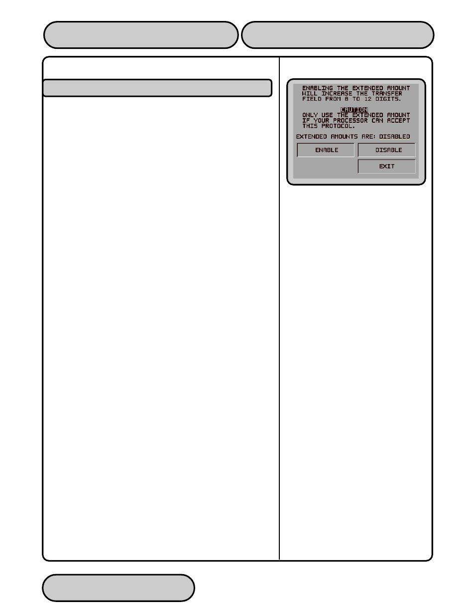 Extended amount | Triton 9610 Operation Manual User Manual | Page 114 / 210