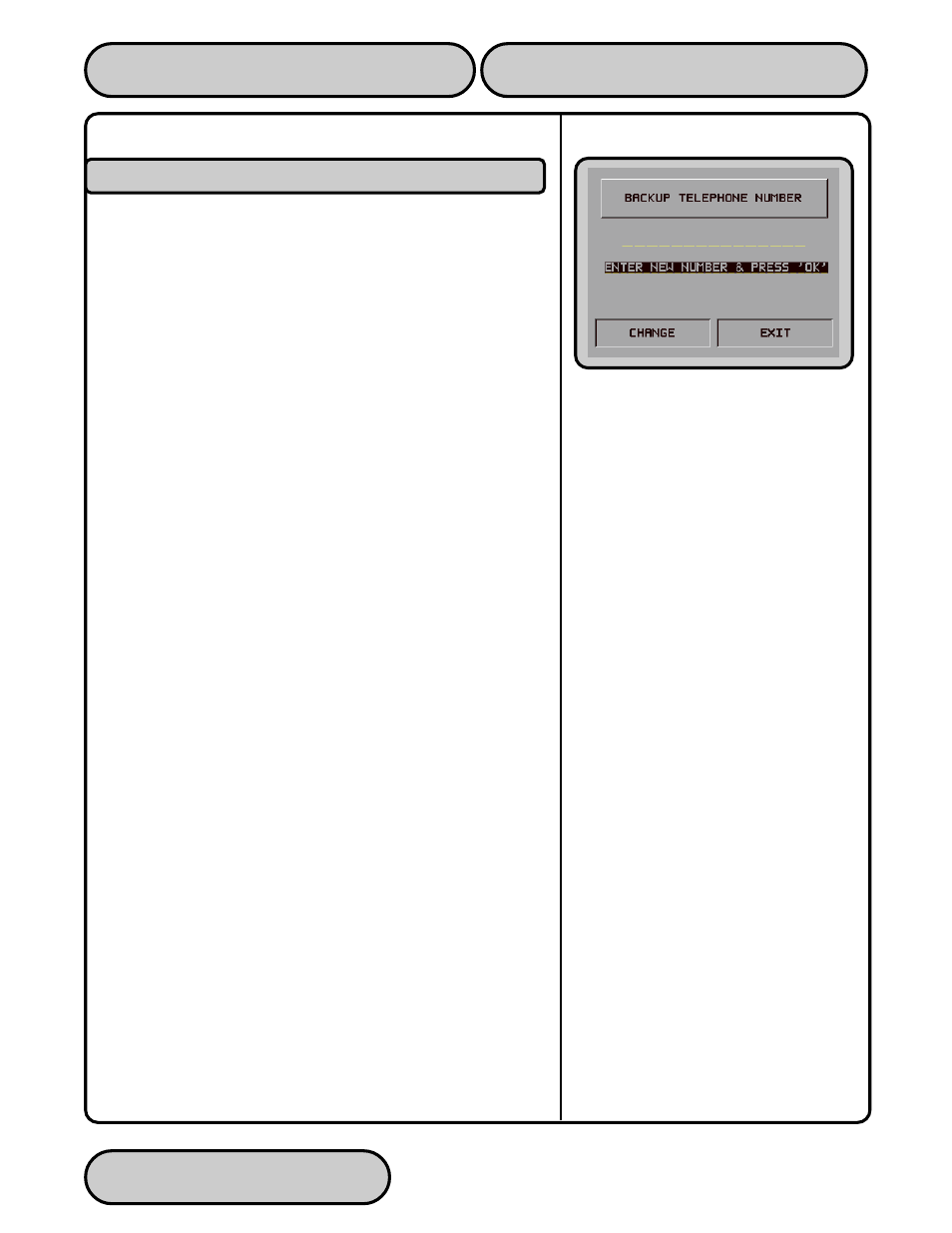 Triton systems, inc, Backup number | Triton 9610 Operation Manual User Manual | Page 129 / 210