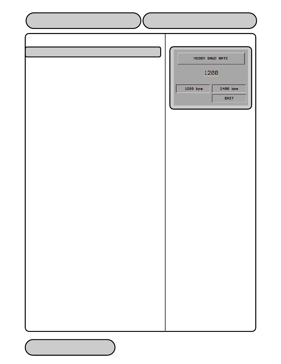 Baud rate | Triton 9610 Operation Manual User Manual | Page 136 / 210