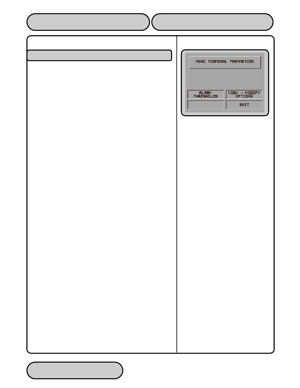 Triton systems, inc, More (terminal parameters) | Triton 9610 Operation Manual User Manual | Page 157 / 210