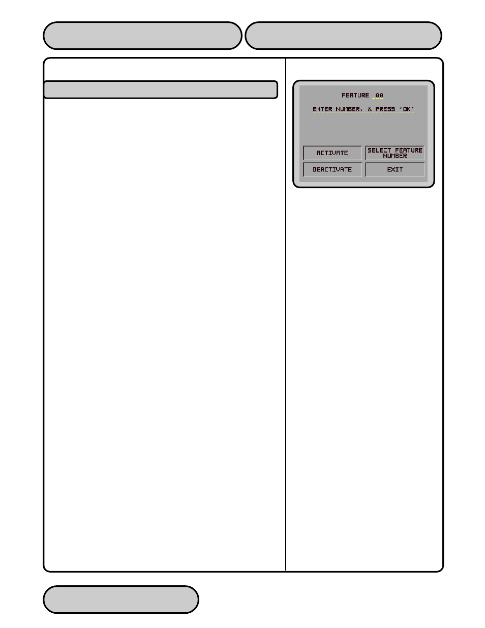 Triton systems, inc, Select feature number | Triton 9610 Operation Manual User Manual | Page 165 / 210