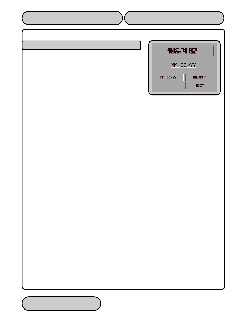 Triton systems, inc, Set date format | Triton 9610 Operation Manual User Manual | Page 167 / 210