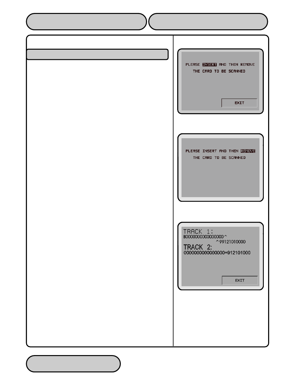 Triton systems, inc, Scan card | Triton 9610 Operation Manual User Manual | Page 67 / 210