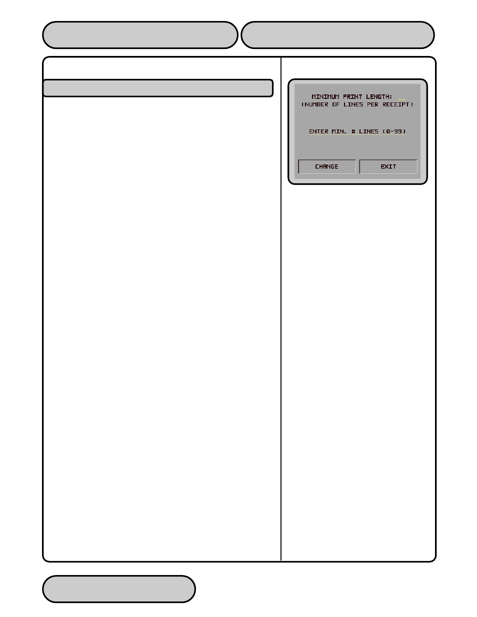 Triton systems, inc, Set print length | Triton 9610 Operation Manual User Manual | Page 81 / 210