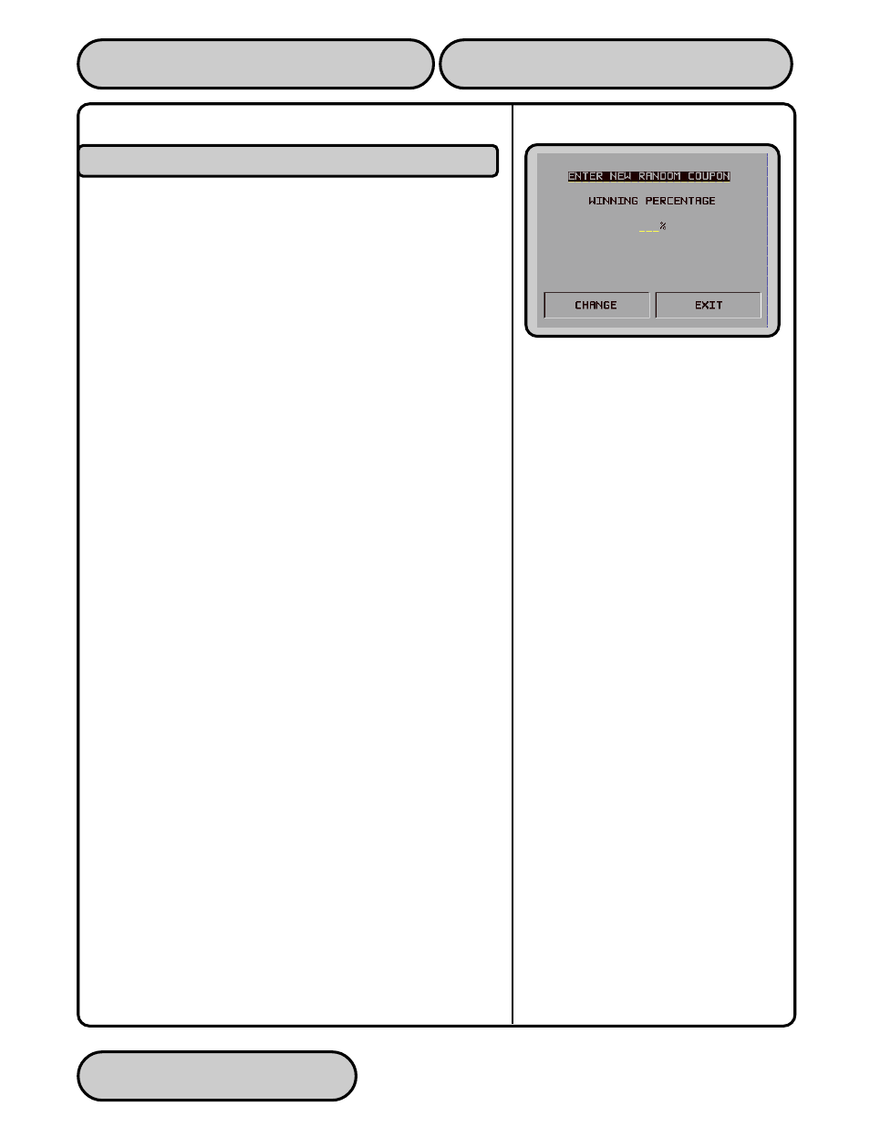 Triton systems, inc, Set random winning | Triton 9610 Operation Manual User Manual | Page 89 / 210