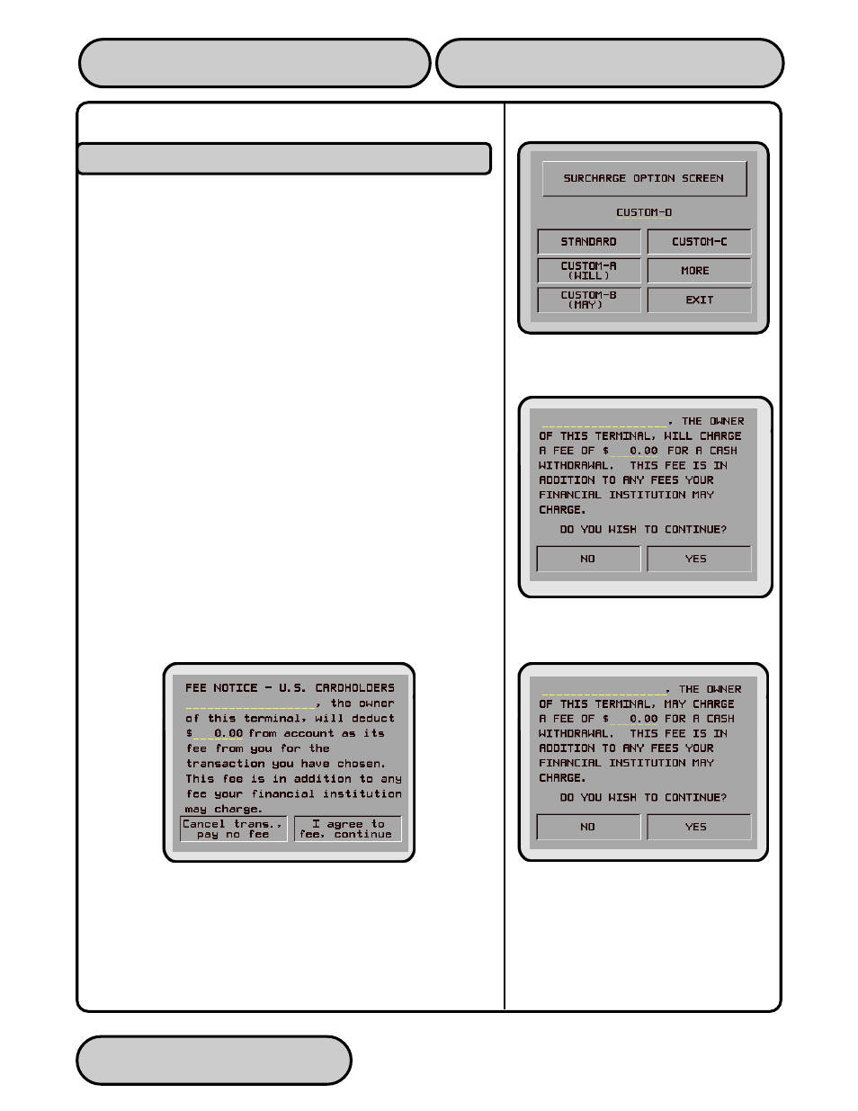 Surcharge messages | Triton 9610 Operation Manual User Manual | Page 92 / 210