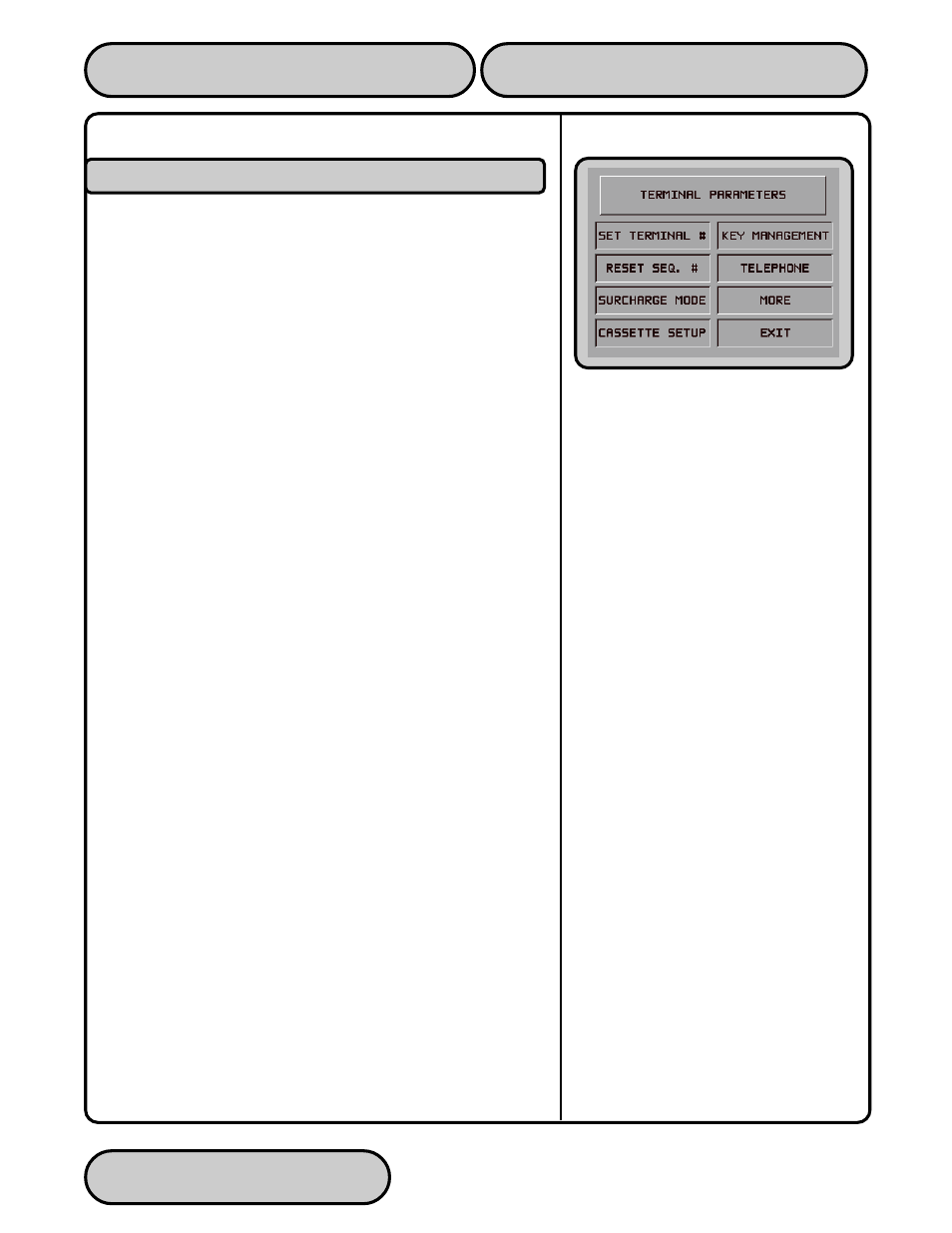 Triton systems, inc, Terminal parameters | Triton 9610 Operation Manual User Manual | Page 99 / 210
