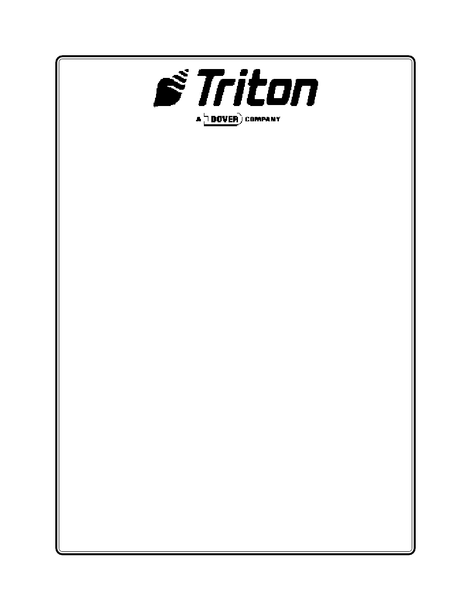 Triton 97XX Series Operation Manual User Manual | 265 pages