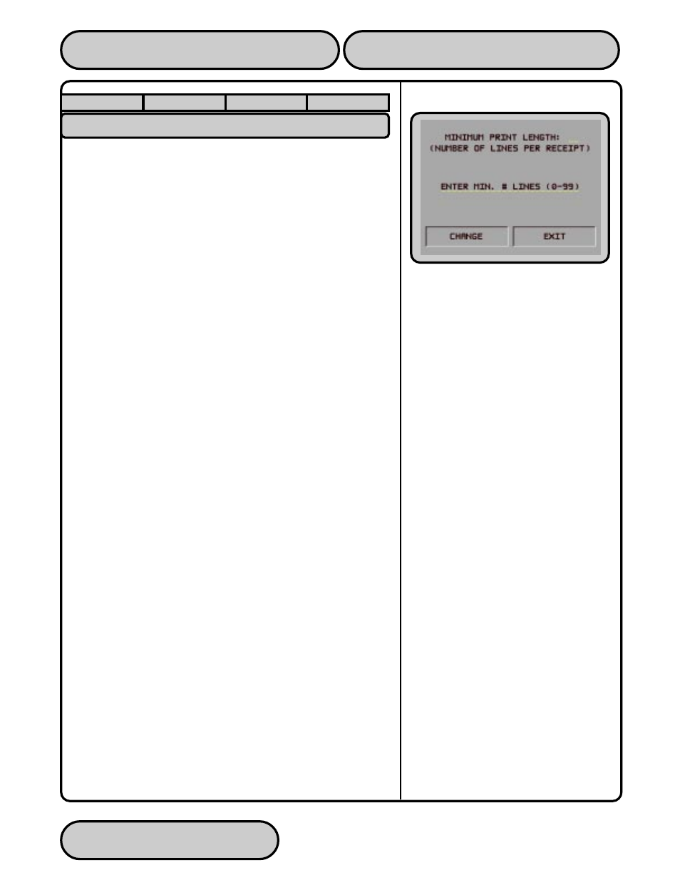 Set print length, Set print length -45, Triton systems, inc | Triton 97XX Series Operation Manual User Manual | Page 100 / 265