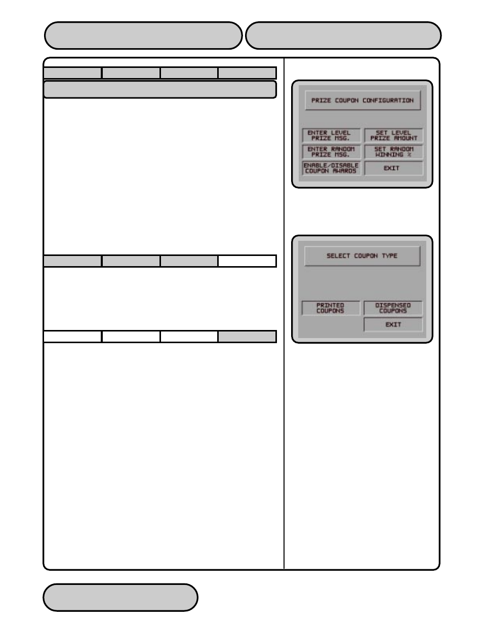 Random/level prize coupons, Random/level prize coupons -48, 97xx-series | Triton 97XX Series Operation Manual User Manual | Page 103 / 265